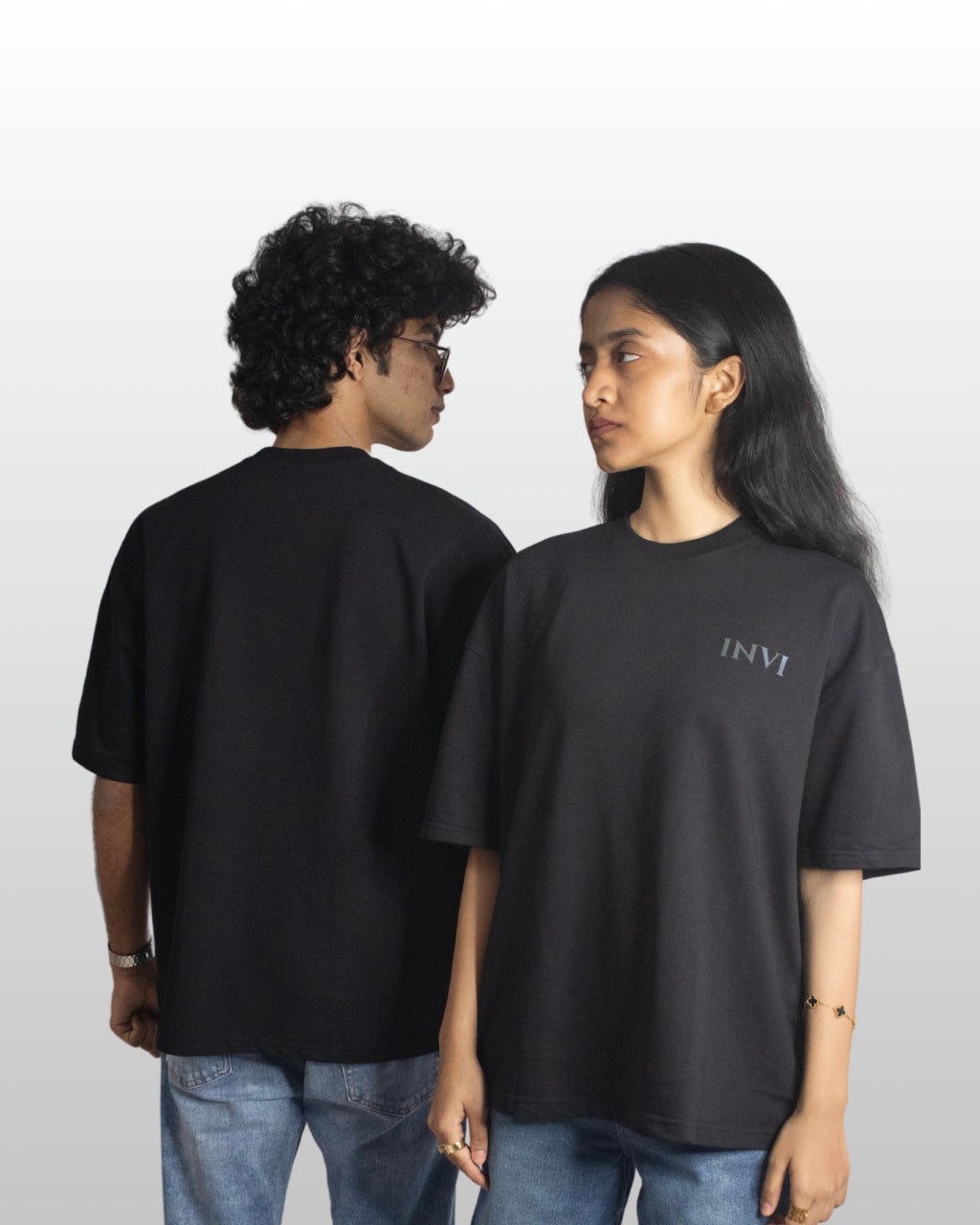 CORE BLACK BAGGY TEE
