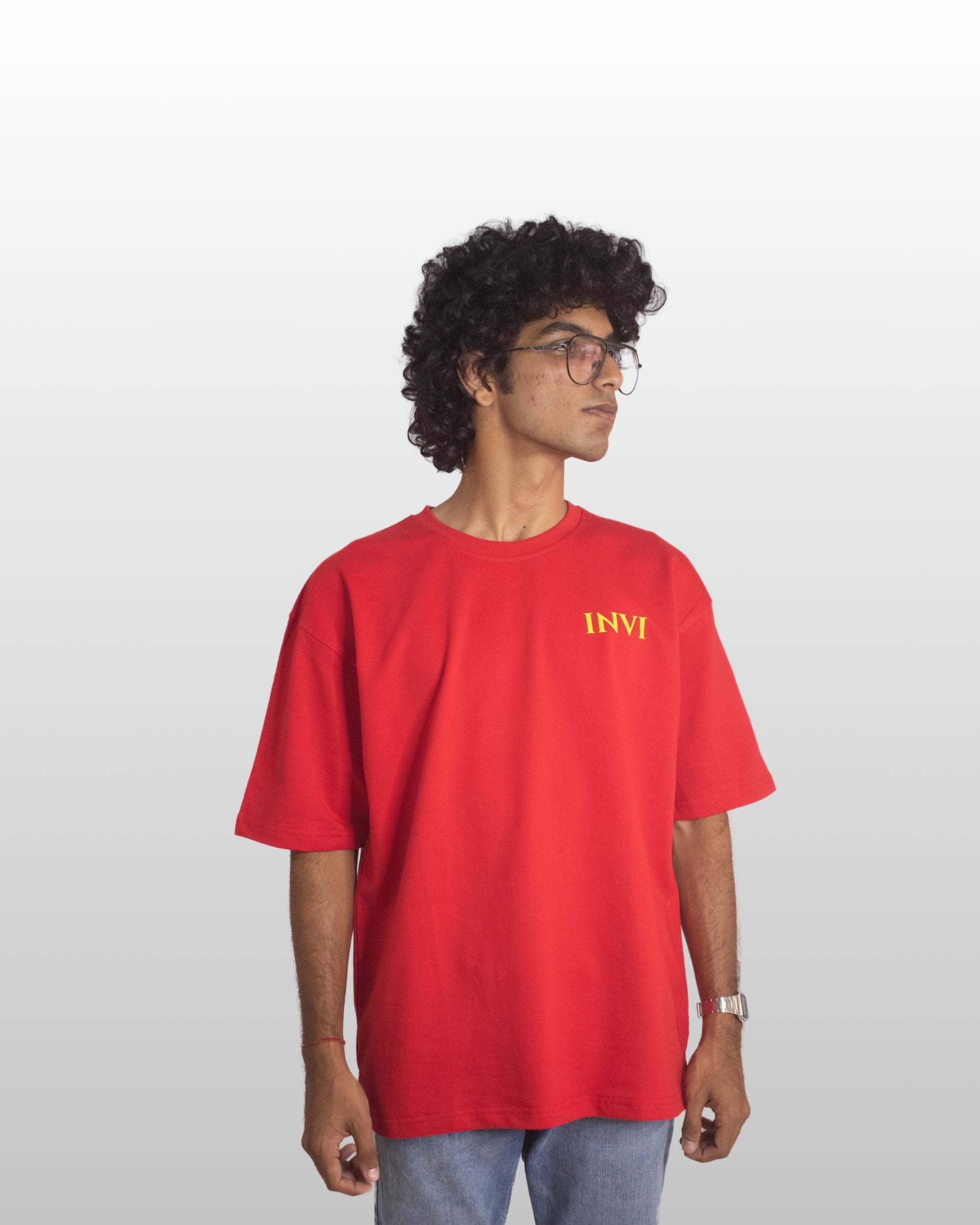 CORE RED BAGGY TEE