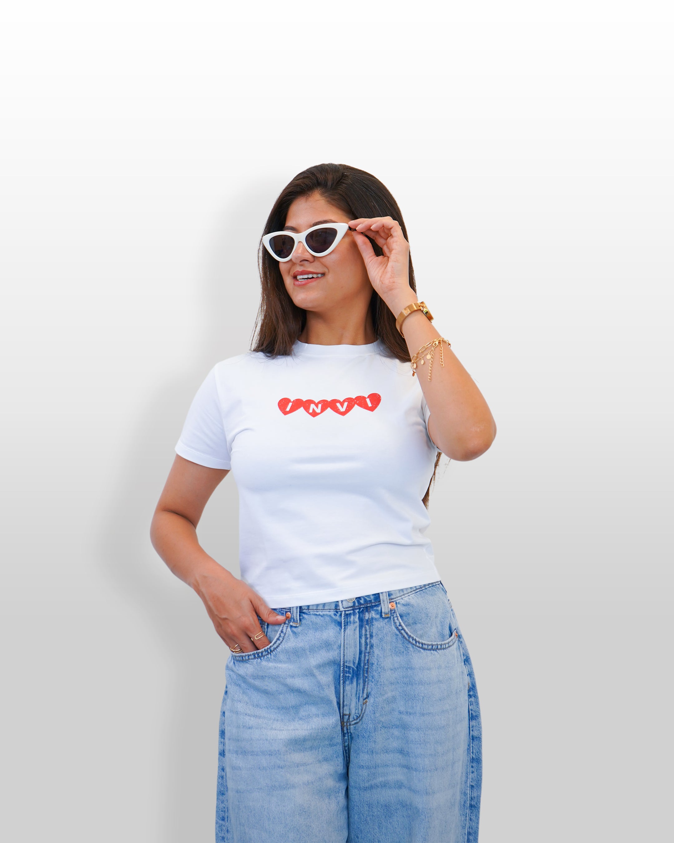 INVI White Heart Tee