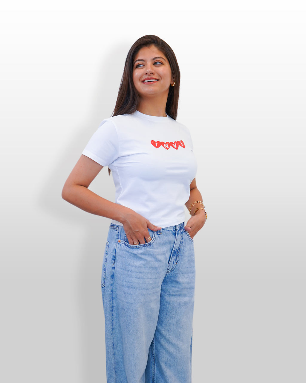 INVI White Heart Tee