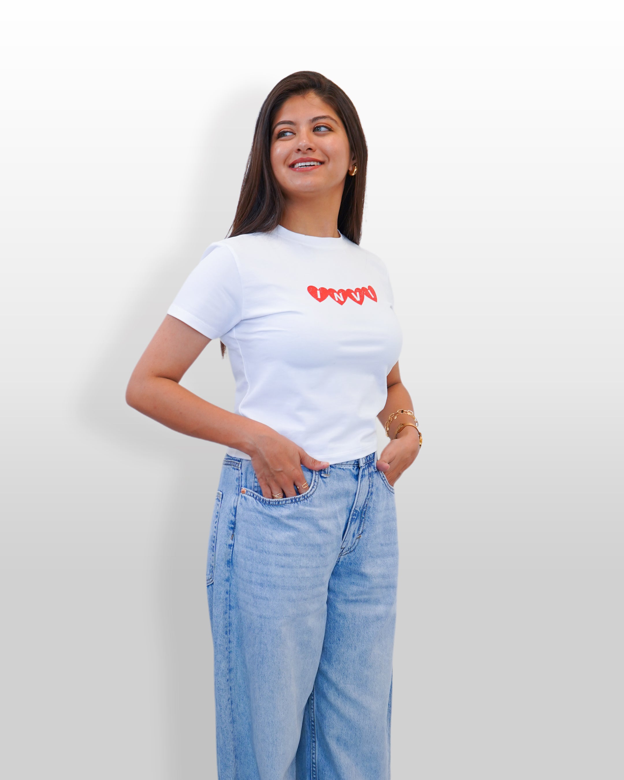 INVI White Heart Tee