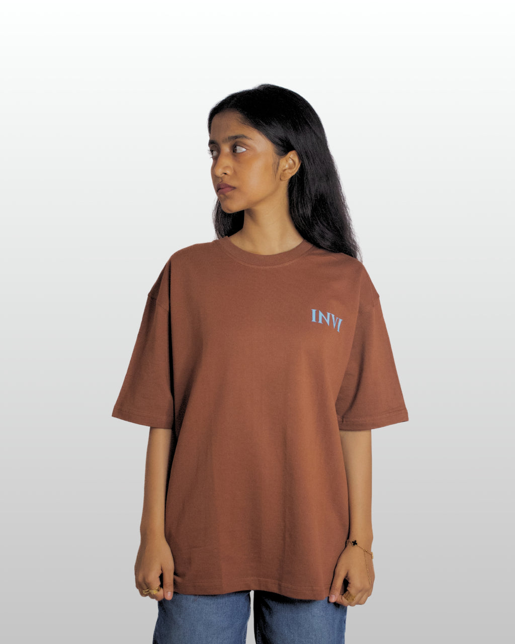 CORE BROWN BAGGY TEE