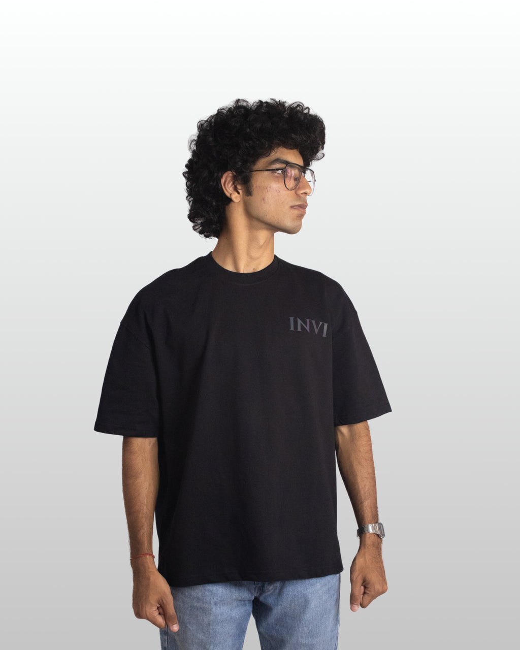 CORE BLACK BAGGY TEE