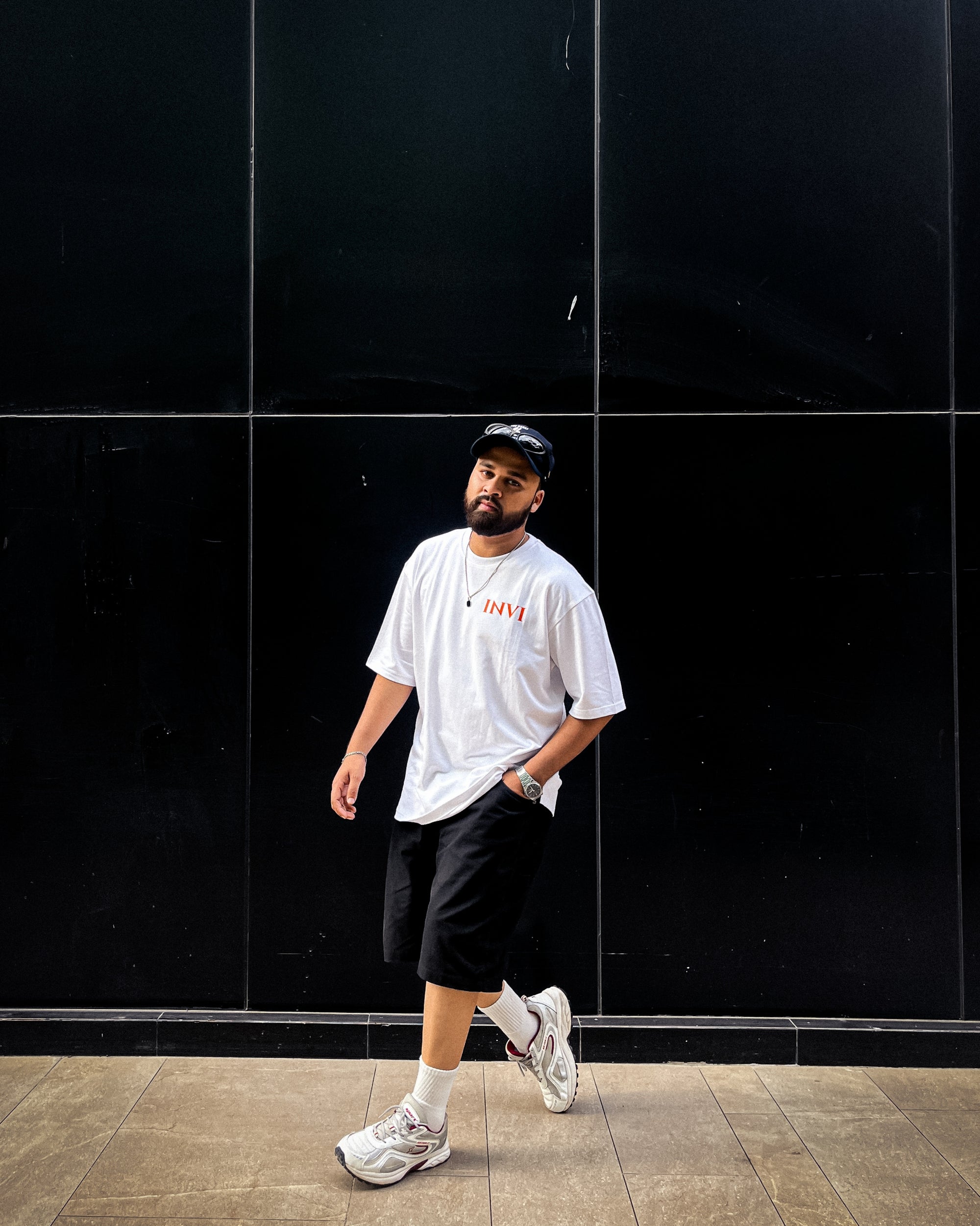 CORE WHITE BAGGY TEE