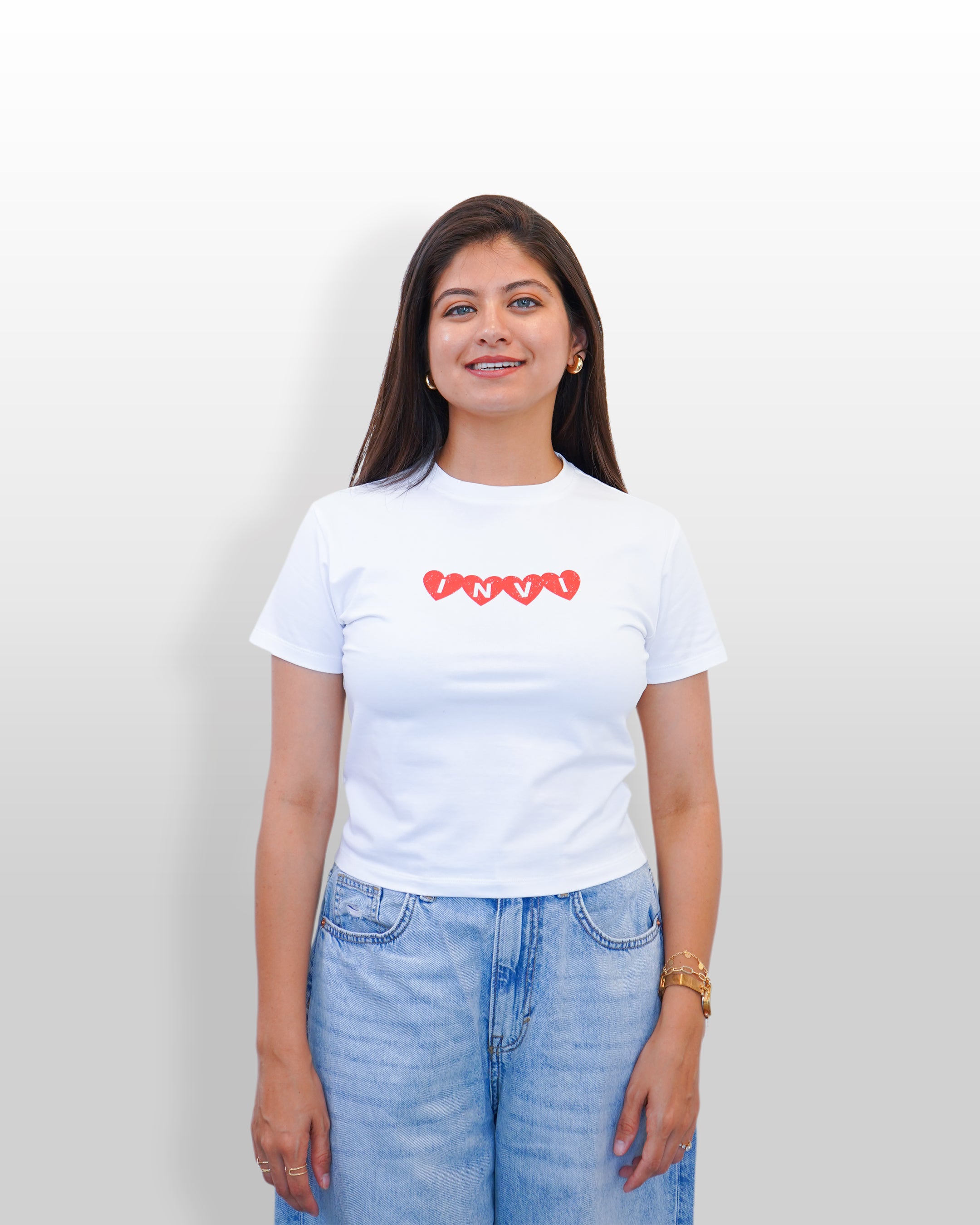 INVI White Heart Tee