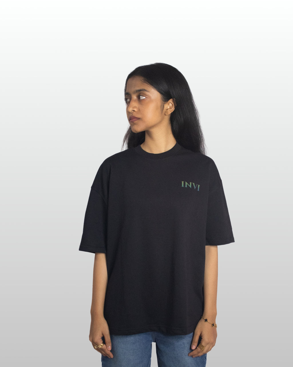 CORE BLACK BAGGY TEE