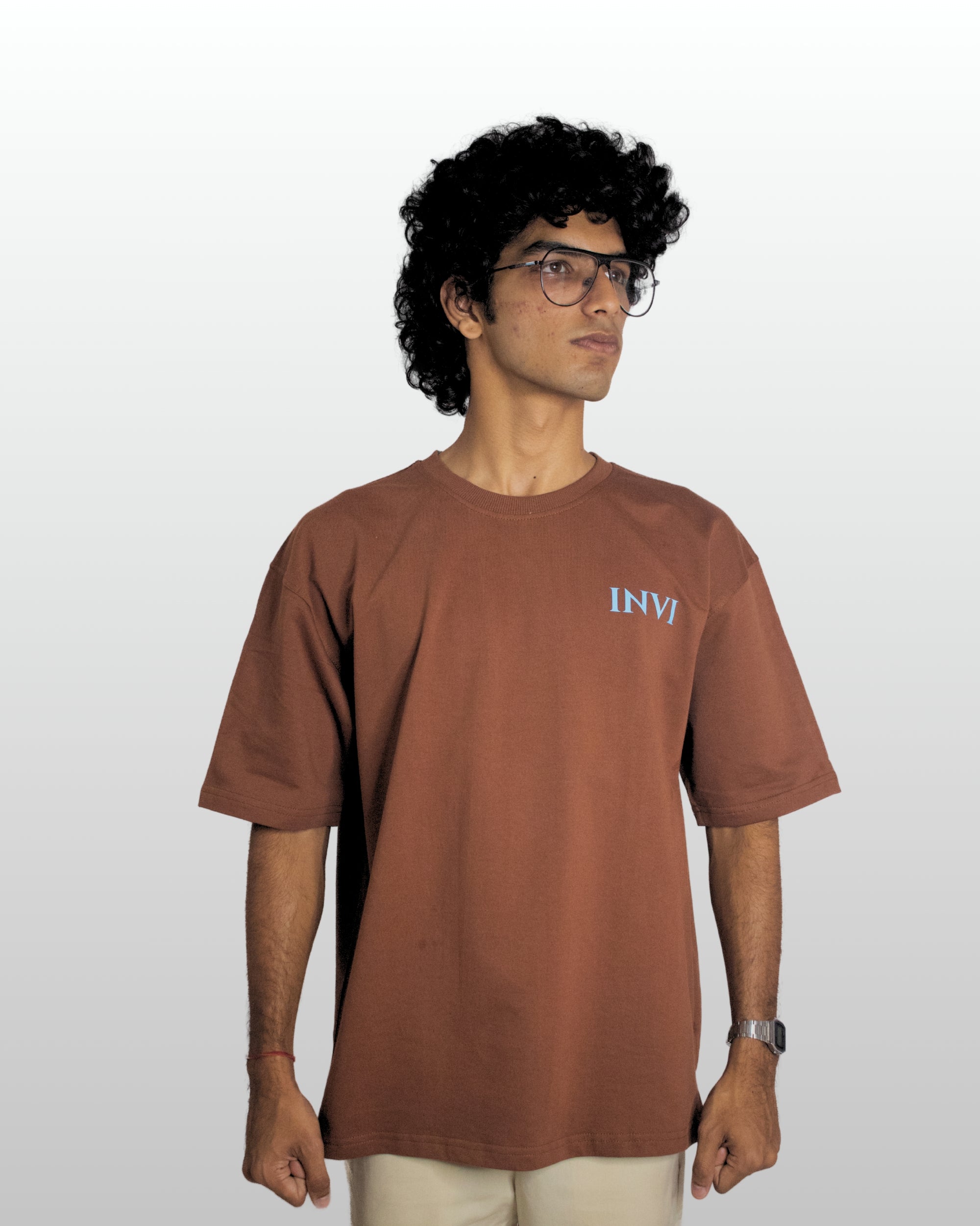 CORE BROWN BAGGY TEE