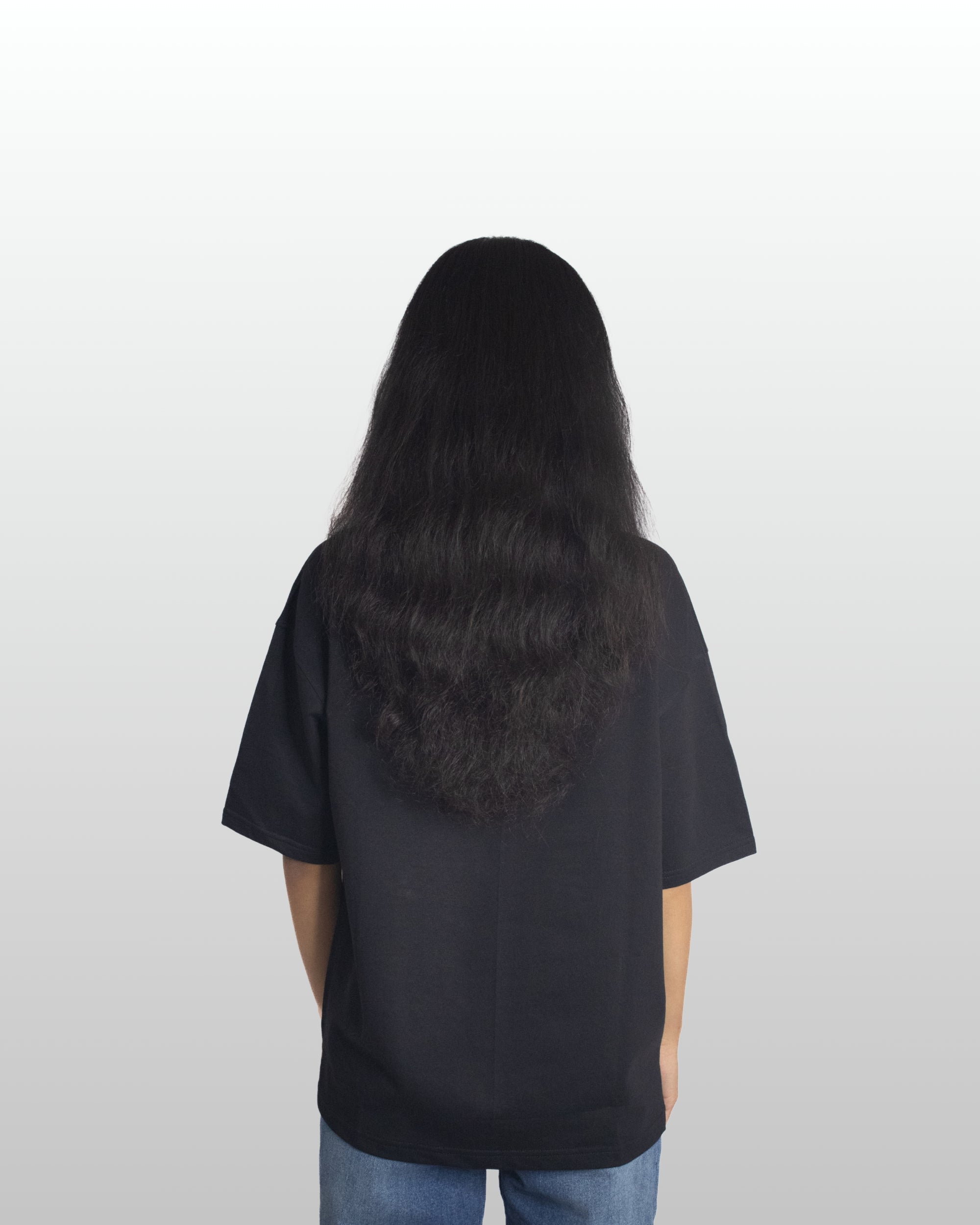 CORE BLACK BAGGY TEE