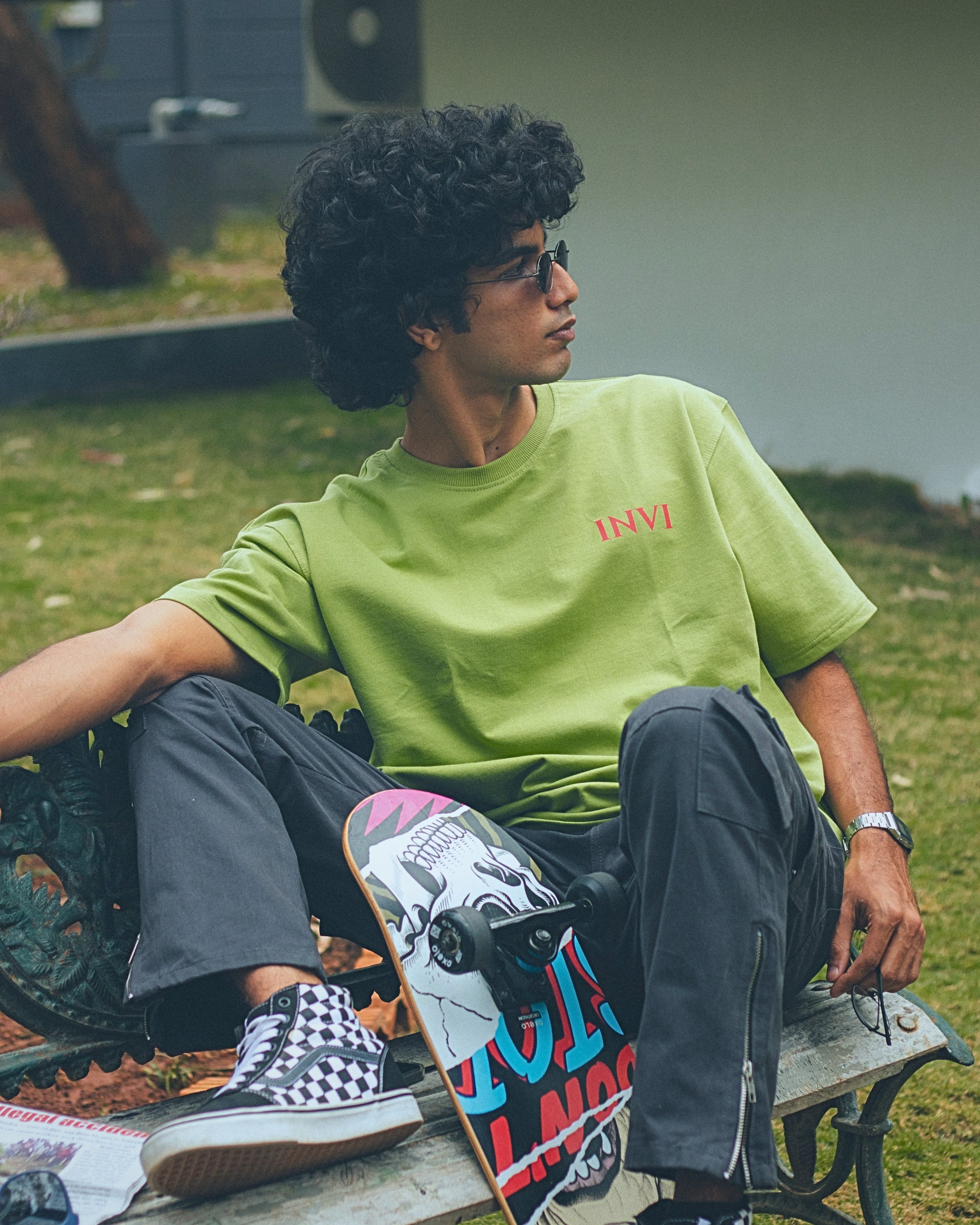 CORE GREEN BAGGY TEE