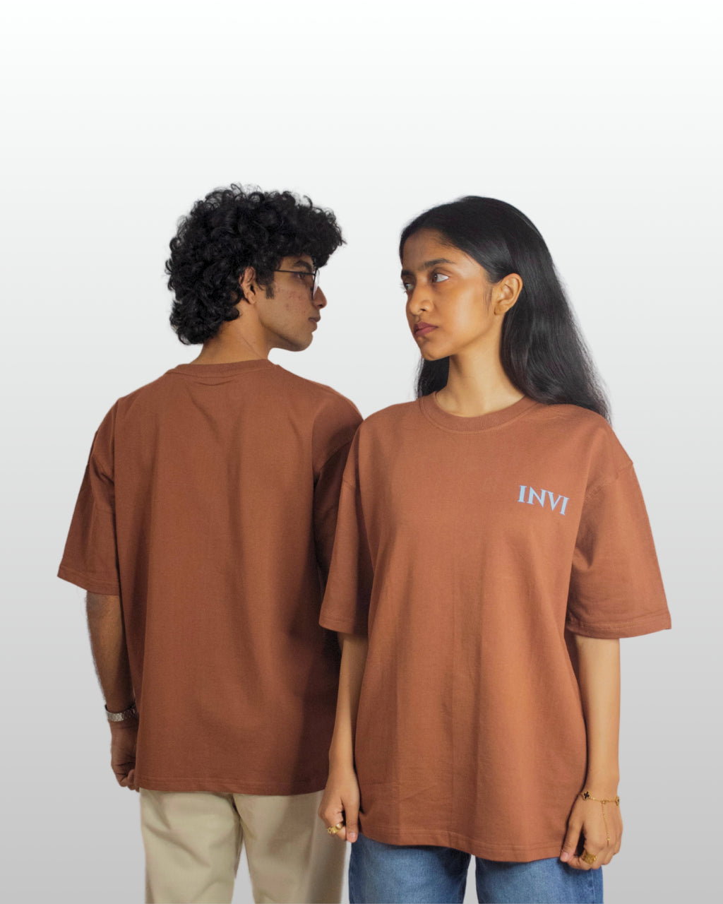 CORE BROWN BAGGY TEE
