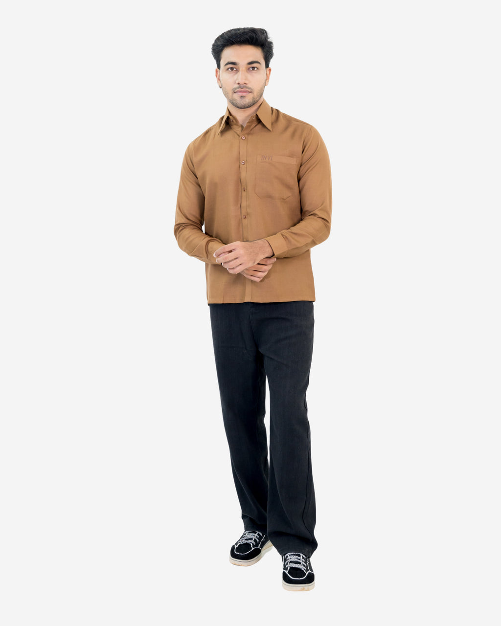 COFFEE BROWN SOLID SHIRT