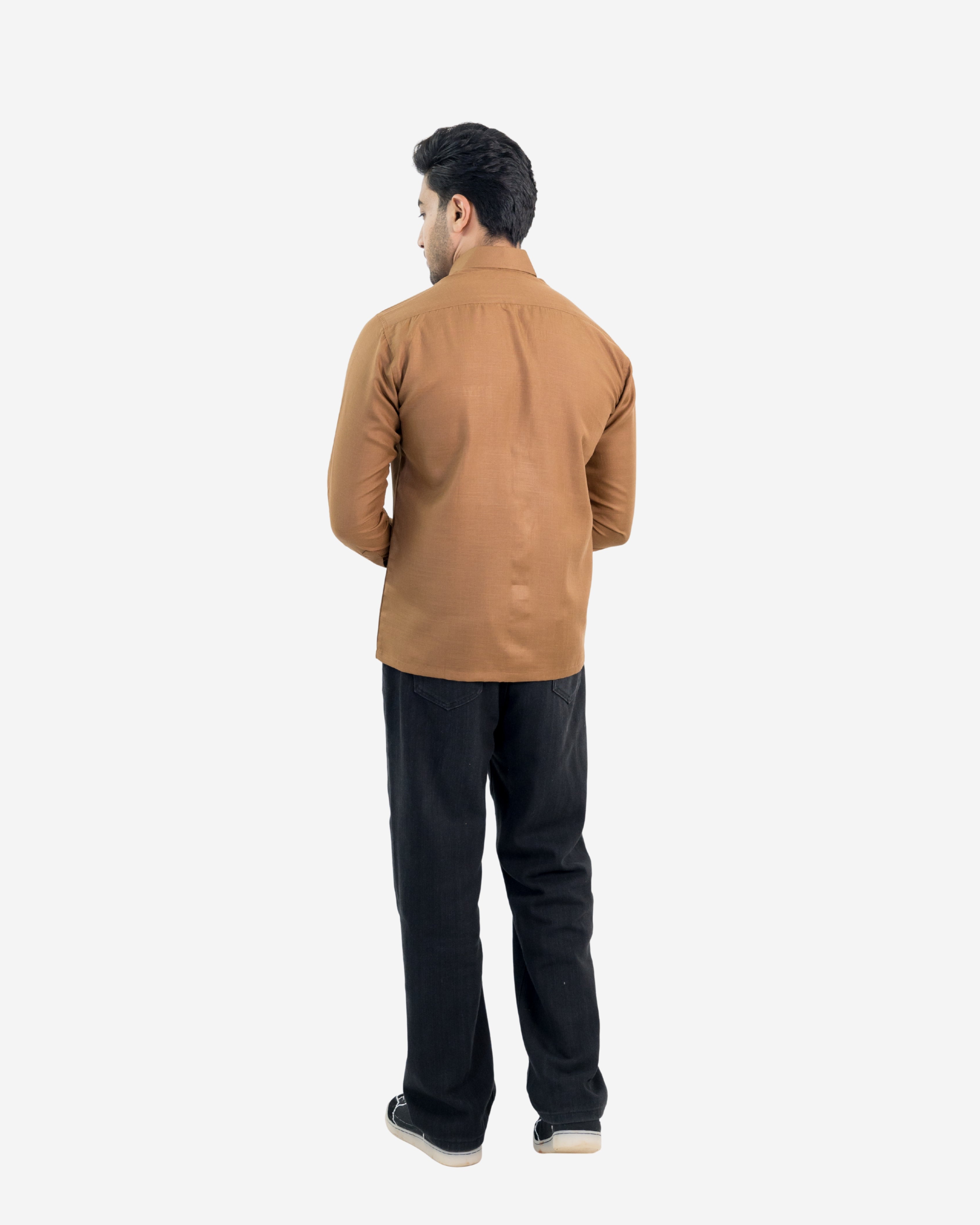COFFEE BROWN SOLID SHIRT